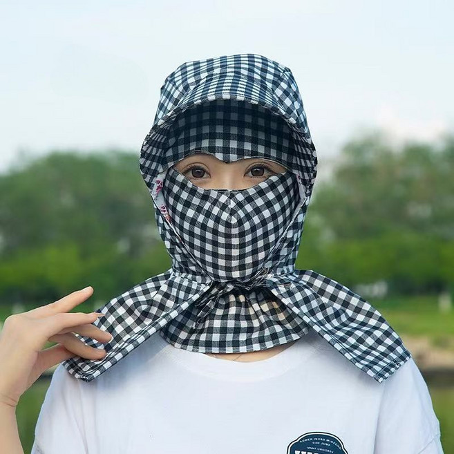 wowi-37 풀페이스 자외선차단 선캡 얼굴가림 썬가드 냉감 통기성 라이딩 낚시 등산 아웃도어 모자, 무료, 06#