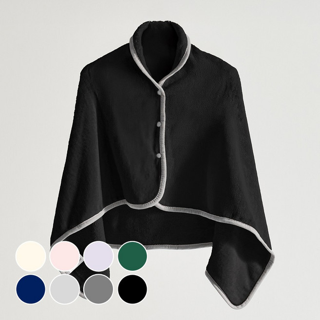 데시뉴 뉴노멀 양면 극세사 망토 담요 블랭킷