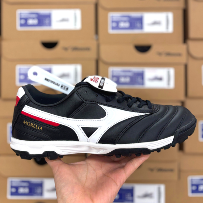 미즈노 발볼넓은 풋살화 모렐리아2 프로 AS TF 터프화 캥거루 가죽 와이드 미니주걱 포함