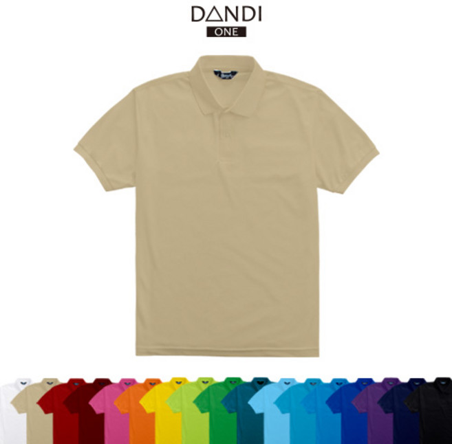 단디원 반팔 쿨에버 카라티셔츠 무지 카라티 반팔티