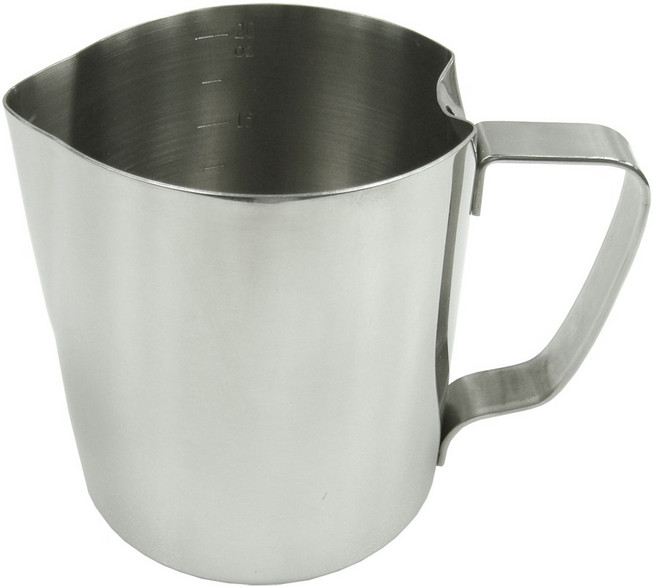 트렌드웨어 우유 스팀피처, 1개, 실버 20OZ (FCS-20N)