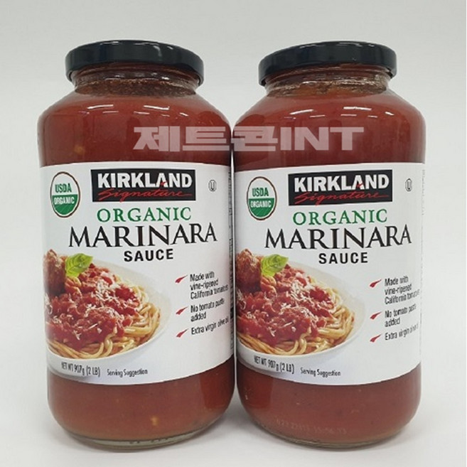 K)커클랜드 시그니춰 유기농마리나라소스 907g x 1, 2개