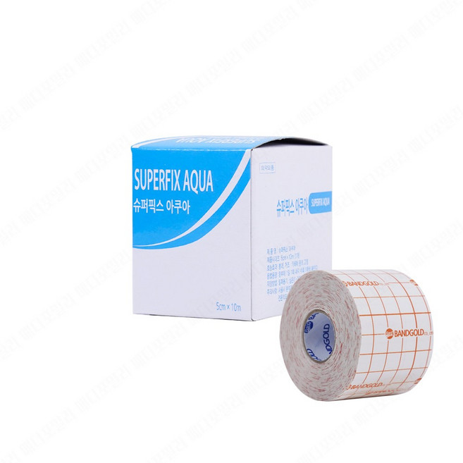 슈퍼픽스 아쿠아 롤 반창고 5cm x 10m, 1개입, 1개