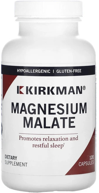 헁복하고 건강하세요 Kirkman Labs 마그네슘 말레이트 캡슐 120정(캡슐 1정당 160mg) 늘 챙기셔야합니다, KirkmanLabs마그네슘말레이트캡슐120정캡슐1정당, 1개 - 쿠팡