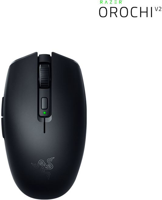 레이저 Orochi V2 무선 마우스 RZ01-03730100-R3A1, RZ01-0373, 블랙