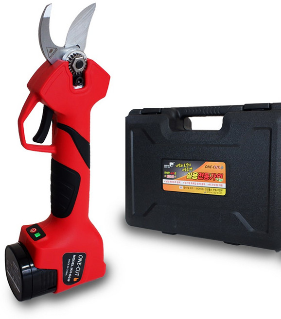 KC인증 신성실용전동가위 충전식 전동전지가위 리튬배터리2개 ONE-CUT KH-G03F, 1개