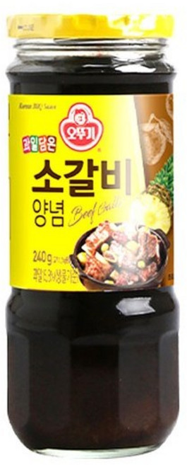 브라더스 오뚜기 소갈비양념 (240g)불고기볶음요리장 마늘비빔소스 참깨맛, 240g, 2개