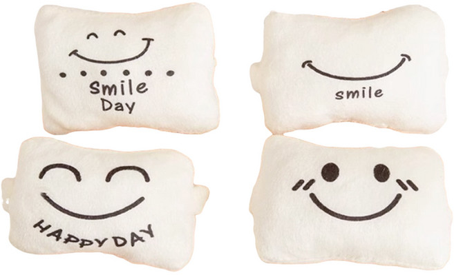 나이스오프 팔찌형 미니 손목 쿠션 손목보호 키보드 마우스, 4개, 화이트