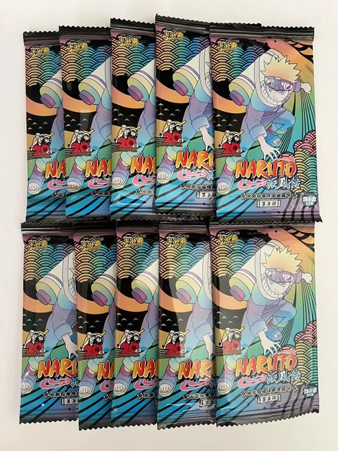 2025 새로운 KAYOU T2W7 나루토 카드 컬렉션 게임 선물 완료 시리즈 싸움 장 프로, 09 EX5-10 packs