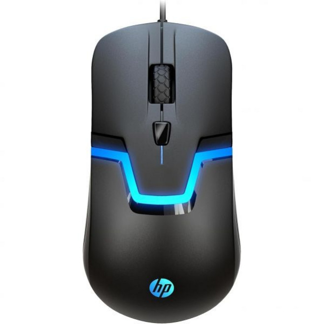 HP 유선 RGB 게이밍 마우스 광학 센서 버튼 3개 컬러 LED 7개를 갖춘 고성능 컴퓨터 노트북 오피스 PC 홈용, [POSSIBLE_VALUES] Red/ Green/