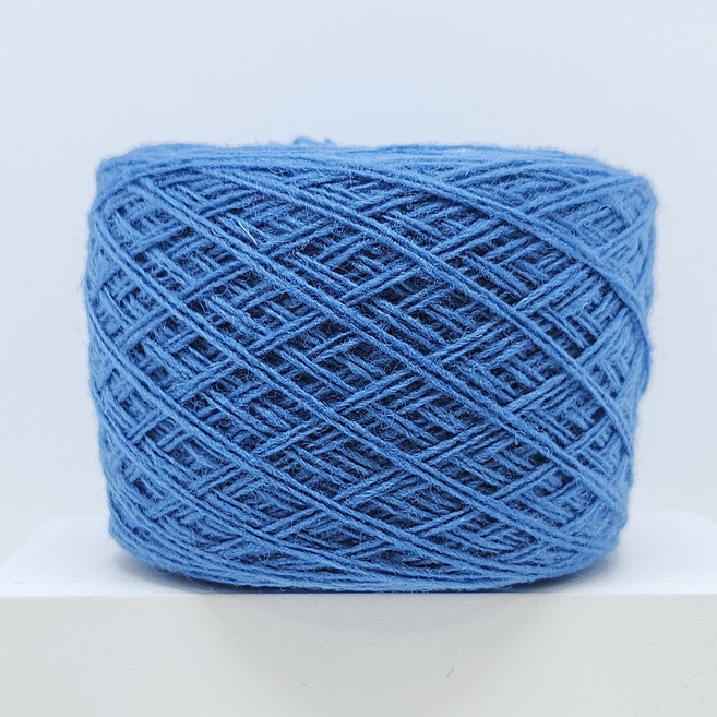 [뜨개실] 50g 램스울 6합 - 의류 블랭킷 소품 털실, 41 레이크 블루, 1개