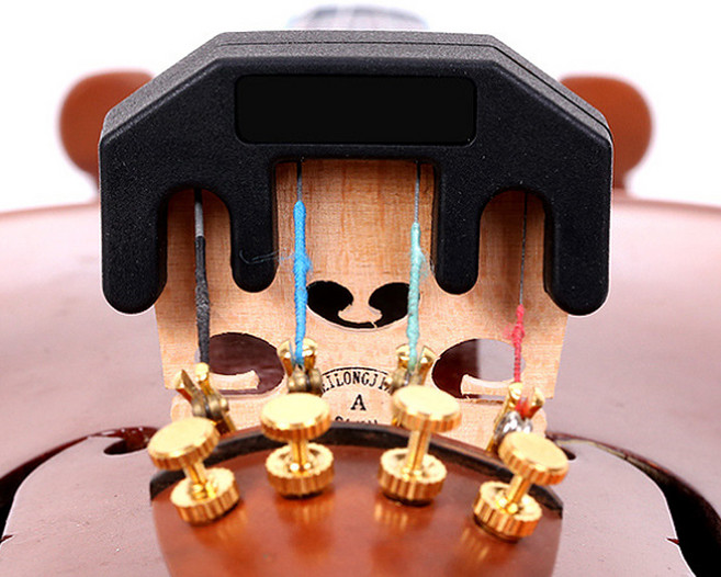 바이올린 약음기 4구 고무 뮤트기 뮤트, 단품, 1개