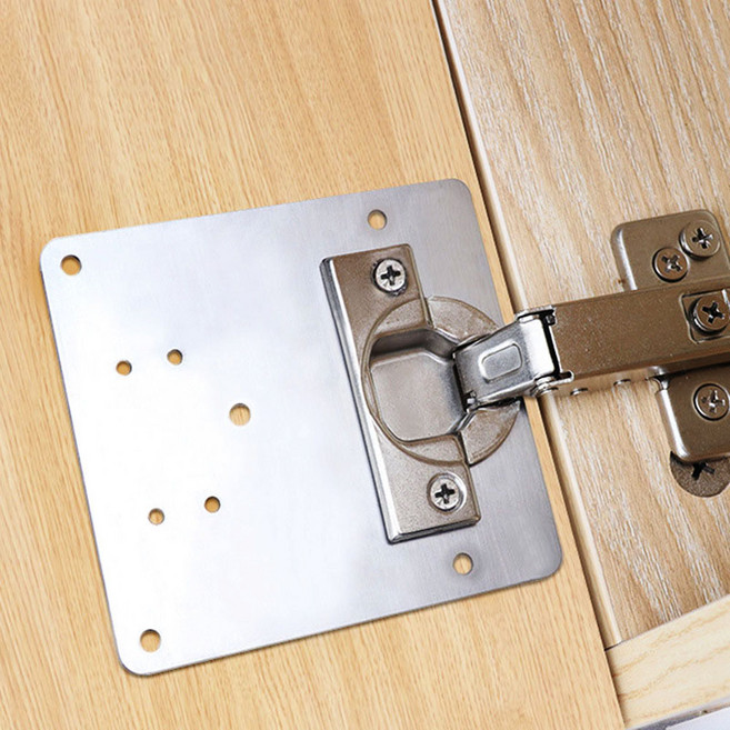 4p/8p/16p 싱크대 경첩 보강판 셀프 수리 세트 댐퍼 댐핑 찬장 문짝, 8개