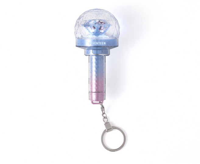 세븐틴 10주년 기념 응원봉 키링 Ver.3 - SEVENTEEN Official Light Stick Ver.3 10th Anniv. Keyring, 10주년 기념 미니