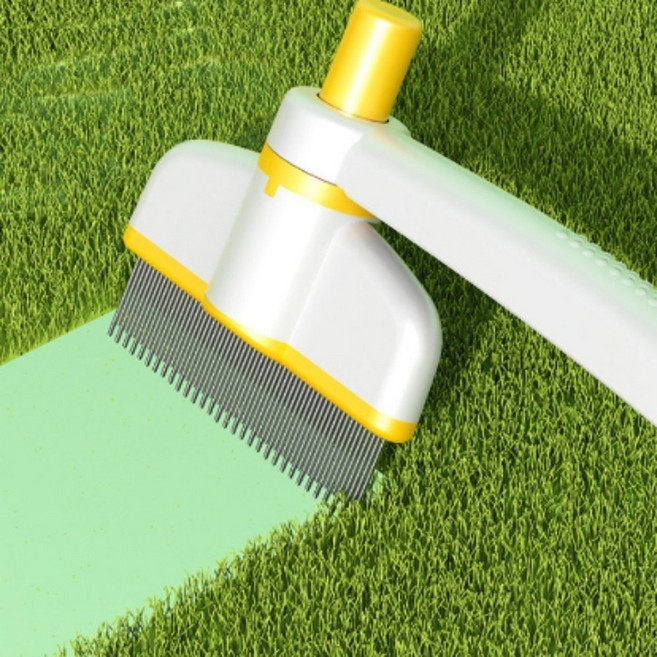 펫브러쉬 강아지 브러쉬 고양이 회전 털빗 원터치 털제거, 1개, wa 360 회전 반려동물 빗