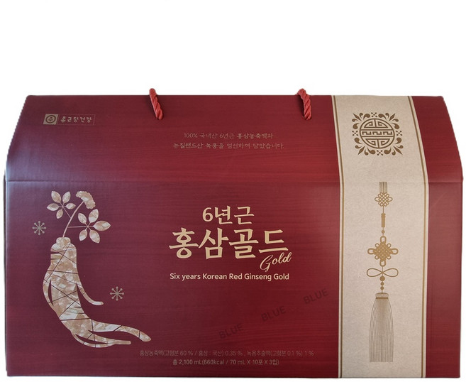 종근당 6년근 홍삼골드 70ml x 30개입, 30개