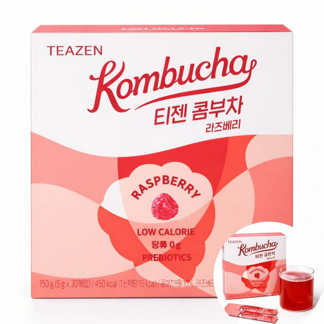 티젠 콤부차 라즈베리, 5g, 30개입, 1개