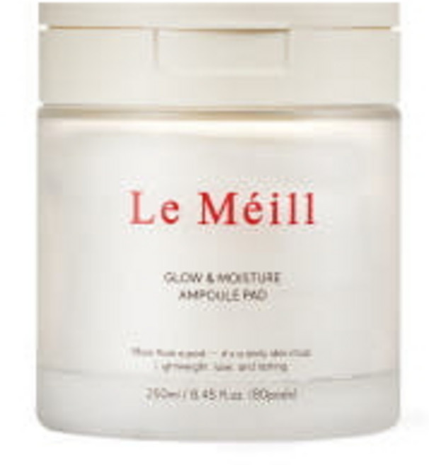 [본사직영] Le meill 르메이엘 글로우 앤 모이스처 앰플패드 물먹패드 본품, 1개, 80매입