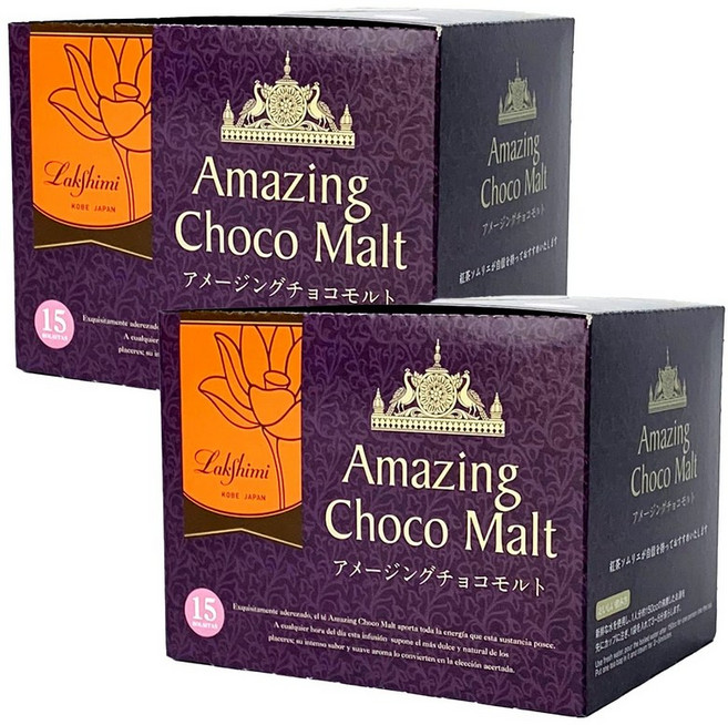 Lakshimi (락슈미) 놀라운 초코 몰트 티백 15 봉지 (2), 2, 15개입, 2개