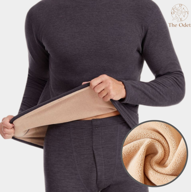 디오뎃 프리미엄 남성용 발열 융털 기모내의 상하 세트