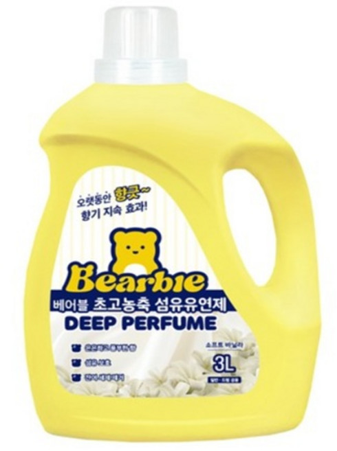 베어블 딥퍼퓸 초고농축 섬유유연제 본품 3L 1개