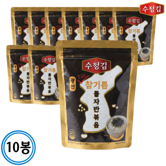 광천 김자반 참기름 돌자반 40gx10봉