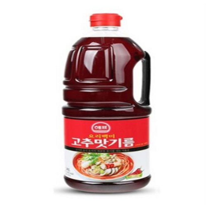해표 고추맛 기름, 1.8L, 8개