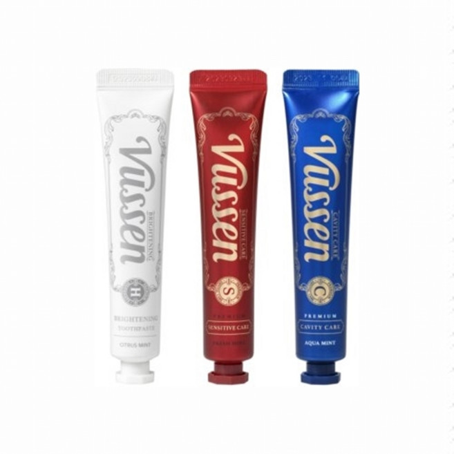 오스템 뷰센 기능성 휴대용 미니 치약 10개/20개/30개, 시린이케어 S, 10개, 40g