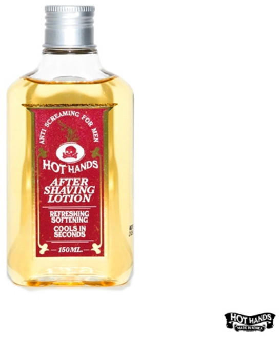 GOODFORIT 韓國Hot Hands 菸葉積雪草琥珀鬍後水150ml 舒緩保濕 刮鬍後護理必備, 1個