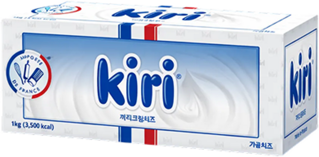 [아이스박스포함] 끼리크림치즈 냉장 / 프랑스산, 6개, 1kg