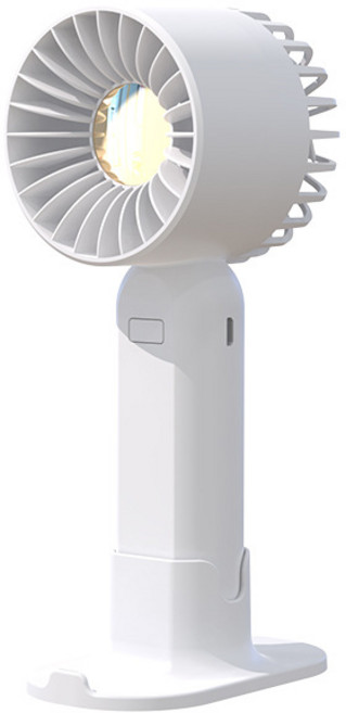 新款手持渦輪小風扇 USB充電風扇桌面宿舍風扇批發禮品, 無規格, Y03白色
