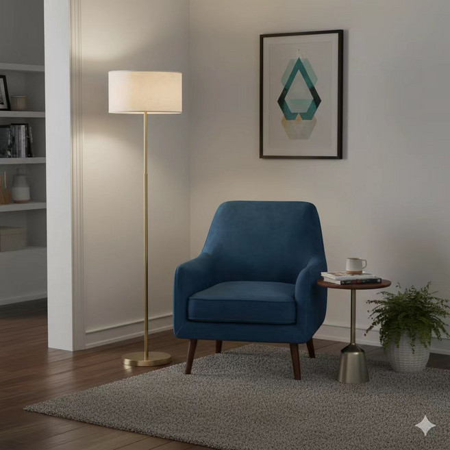 北歐極簡落地燈, 北歐極簡落地燈.書房電燈.檯燈.客廳燈.房間燈.電燈.燈.辦公燈具.辦公室落地燈