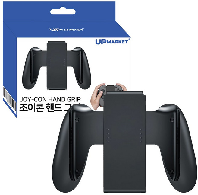 닌텐도 스위치 조이콘 핸드 그립 패드 정품호환 블랙, 1개
