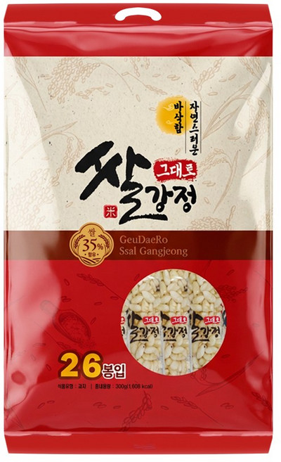 그대로 쌀강정 26봉입 바삭한 쌀강정, 1개, 300g