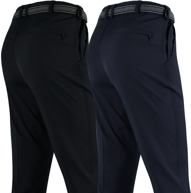 2장 GTM 겨울 남성 고급원턱 무지바지 기모팬츠 이중포켓 하의