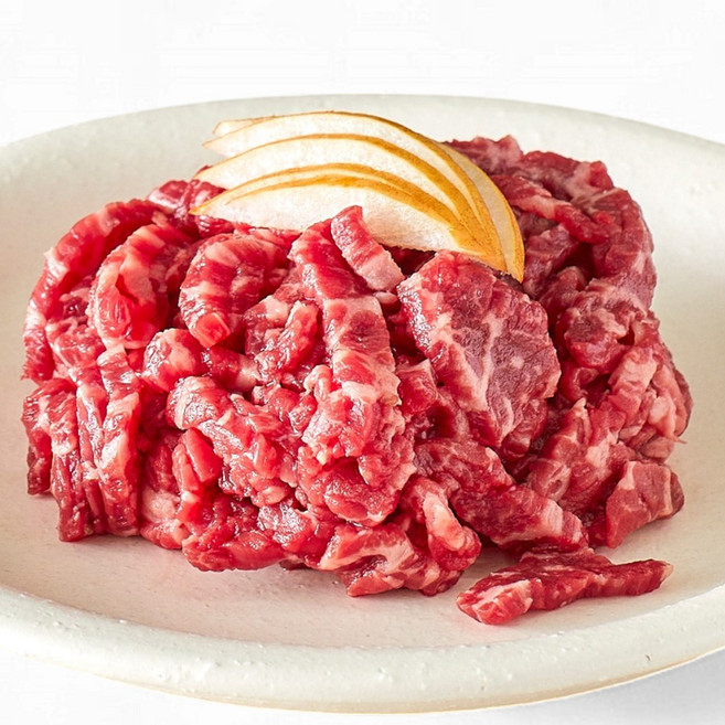 1++육회 투쁠 한우 마장동 소고기 200g, 1개