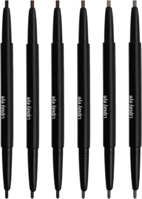 미라클다인 1+1 오토 눈썹펜 잘 안번지는 질 안지워지는 아이브로우 펜슬 추천, 브라운, 2개