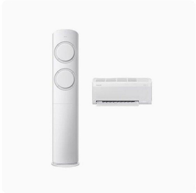 당일설치 삼성전자 AI 유풍 무풍 멀티형 투인원에어컨 스탠드에어컨 17평/19평 기본설치포함, 매립배관형, Q9000