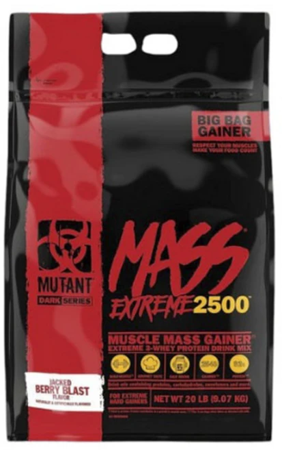뮤턴트 매스 익스트림 2500 게이너 잭드 베리 블라스트, 9.07kg, 1개 - 쿠팡