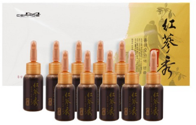 엠세라드 홍삼수 진액 헤어앰플, 10개, 10ml