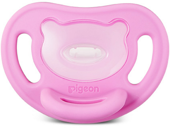 더블하트 소프트버디 노리개젖꼭지 핑크(L_6개월), L(6개월~), 핑크, 1개