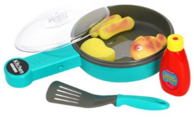 캐스비 플레이 노릇노릇 팬 요리 주방놀이, MIX (혼합색상), 30개