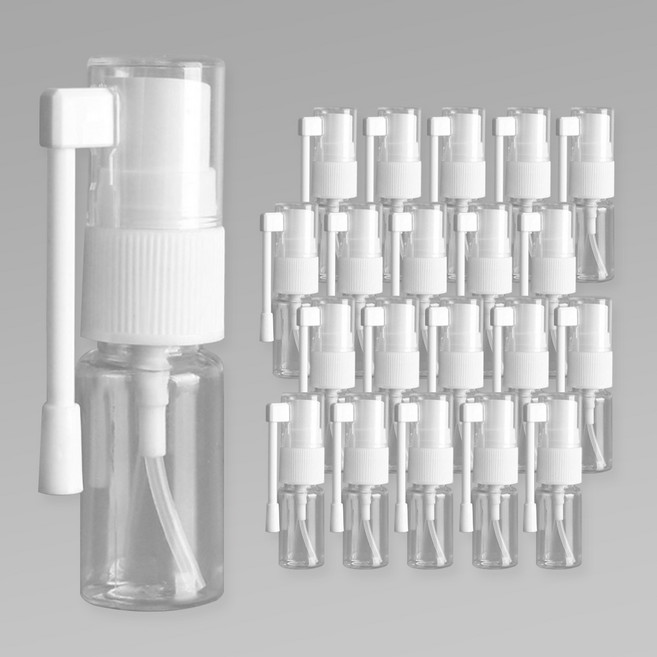 포포라운지 코스프레이 공병 코분무기 식염수 코세척 용기, 20개, (10ml 회전형 투명)