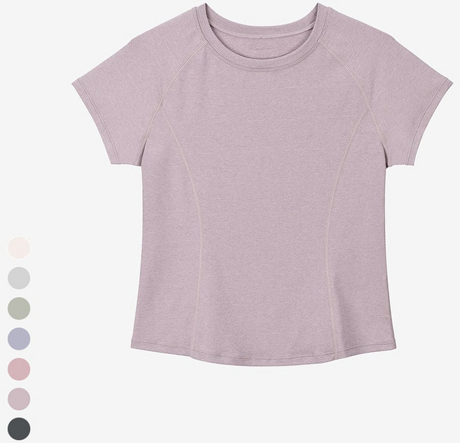 [콘치웨어] 액티브 스판 숏 슬리브 (7colors) 필라테스 요가