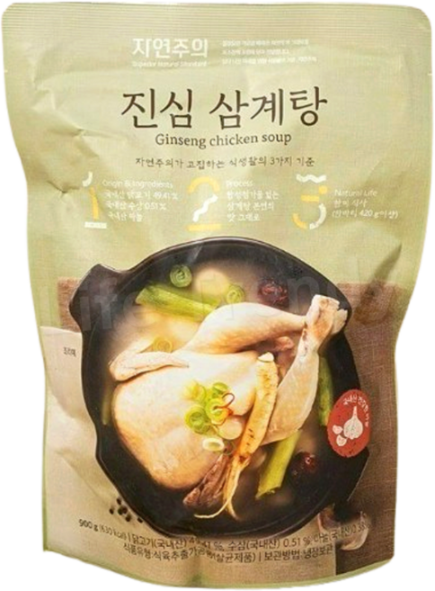 자연주의 진심 삼계탕, 1개, 900g