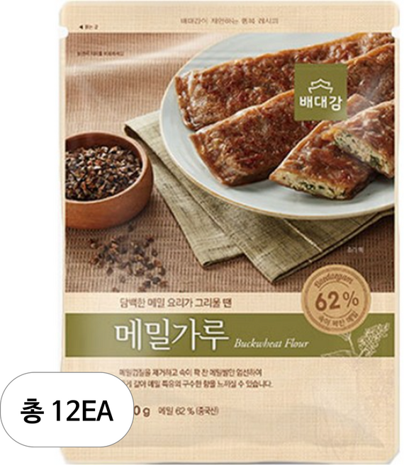 배대감 메밀가루, 400g, 12개