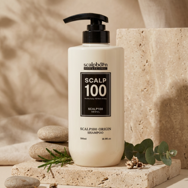 스칼프100 오리진 샴푸 탈모증상완화 불륨강화 500ml 1개, 500g