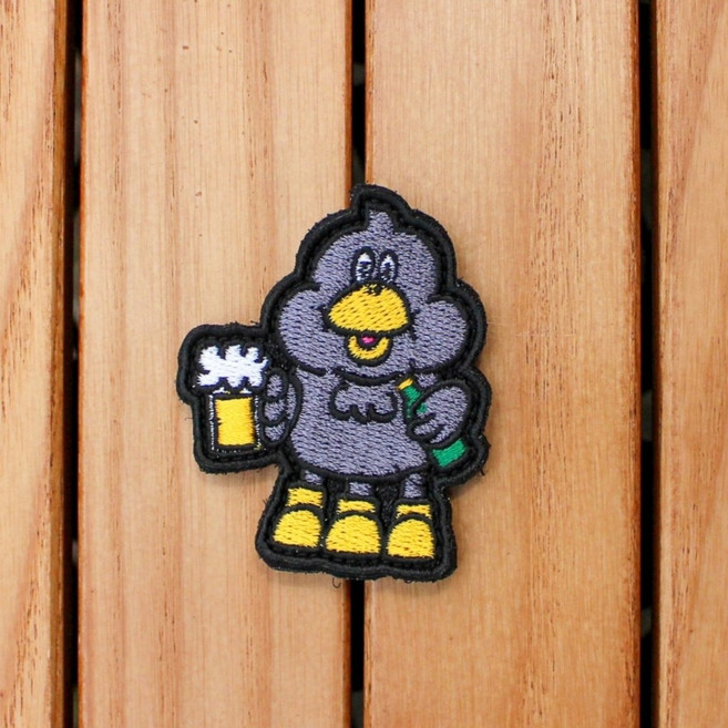 DUCKROW 造型布章 刺繡貼, 1個