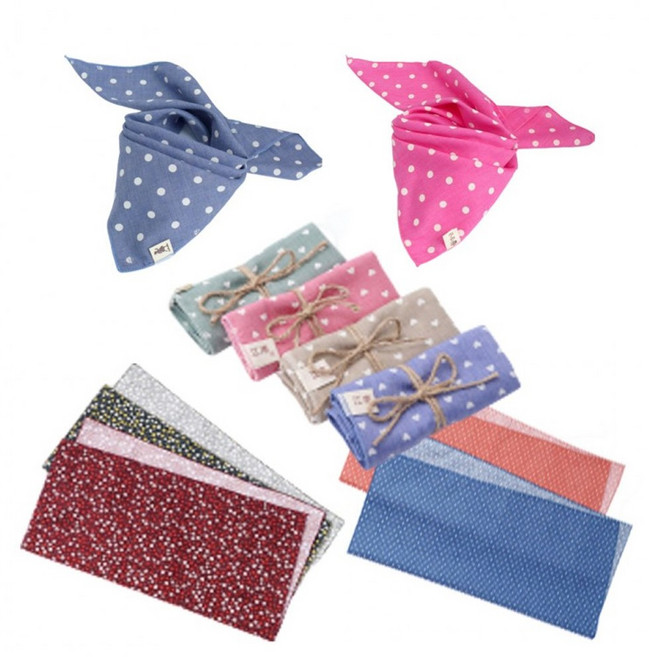 아동 스카프빕 유아 삼각 턱받이 사계절 스카프 단체 손수건