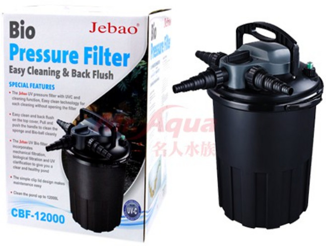 【JEBAO】反逆洗圓桶過濾器, 1個, 6000 殺菌燈管